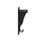 Flash Furniture 24" Black Wall Mount Shelf with Hanging Hooks HFKHD-GDIS-CRE8-932315-GG - alternate 10